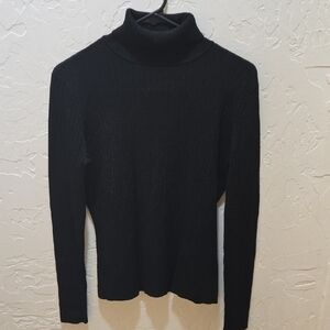 3/$10 Worthington Black Sparkle Turtleneck